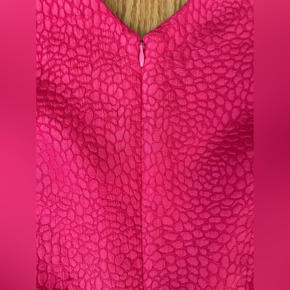 NWT! Banana Republic Petite Pink Textured Dress - Picture 11 of 14